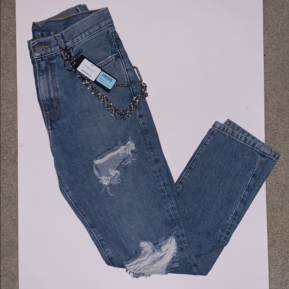 LF High Waist Crop Jeans